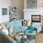 Aqua Sofa Living Room Ideas